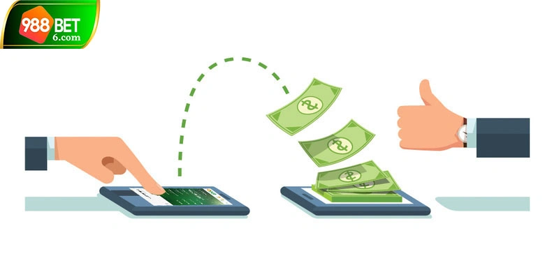 Chờ hệ thống xử lý và nhận thưởng về ngân hàng